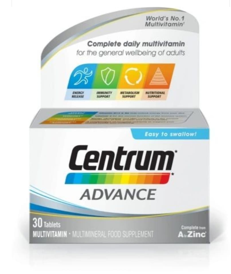 Centrum advance 30 tablets